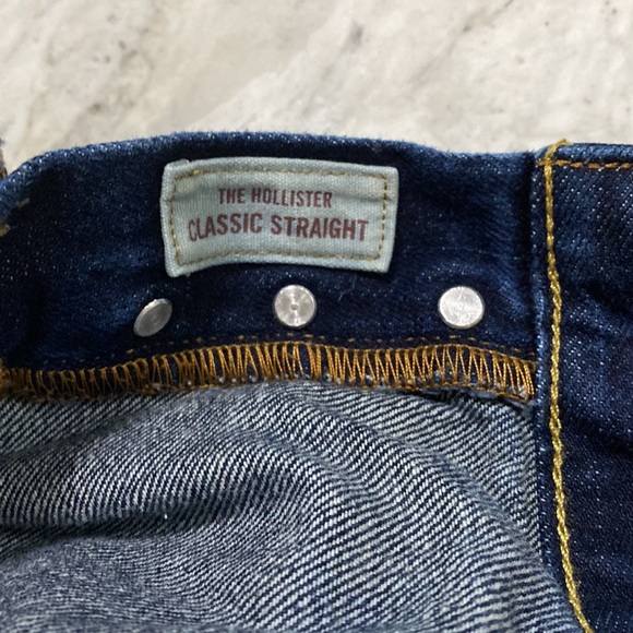 Hollister button front jeans dark navy - Picture 4 of 4